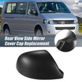 Right Side Mirror Cover Cap Matte Black Replacement for Volkswagen Transporter T5 T6 (2003–2015)