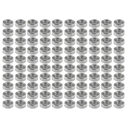100 Pack MR85ZZ Steel Shielded Ball Bearings for (5x8x2.5)