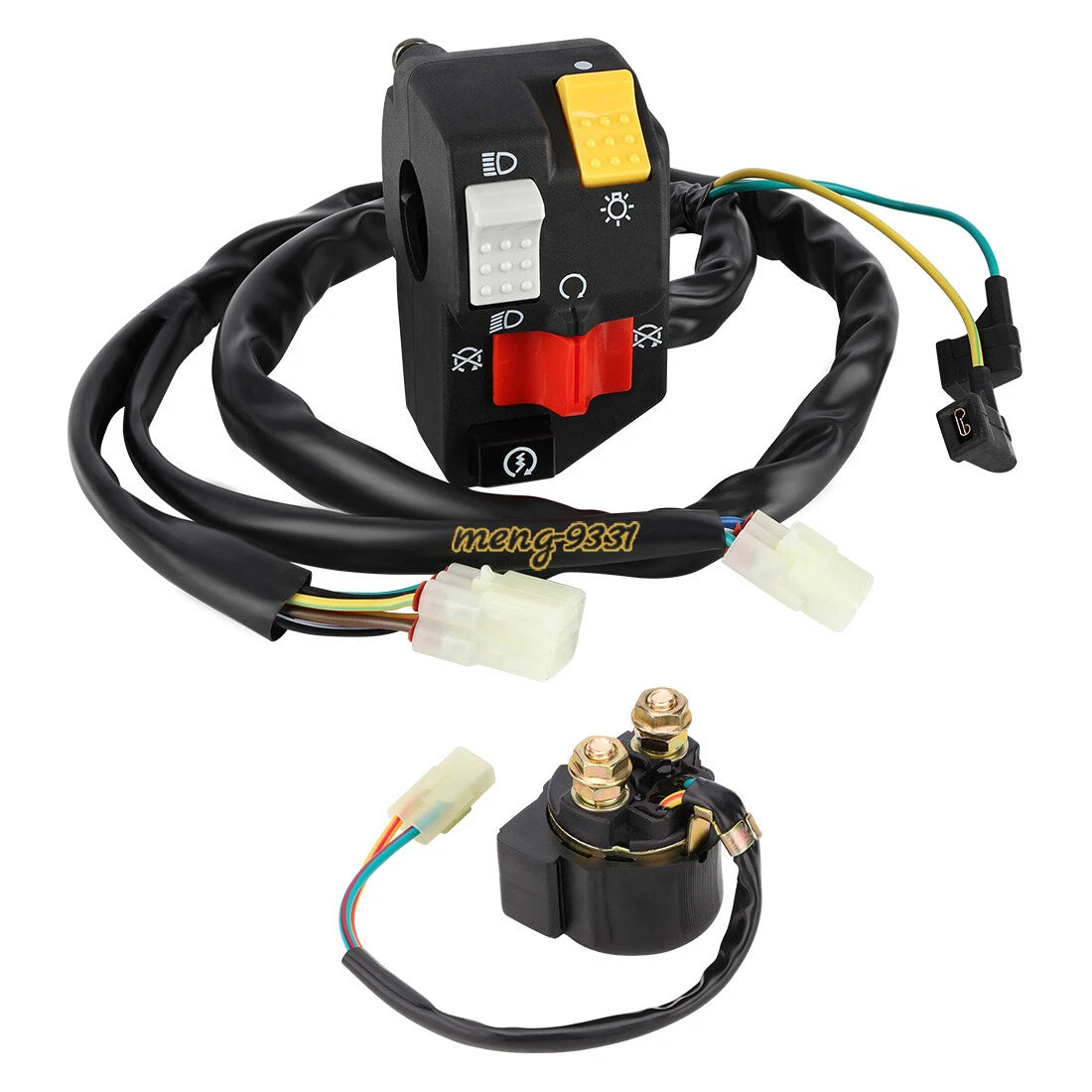 Handlebar Switch & Starter Relay for Honda TRX450ER (2006–2014)