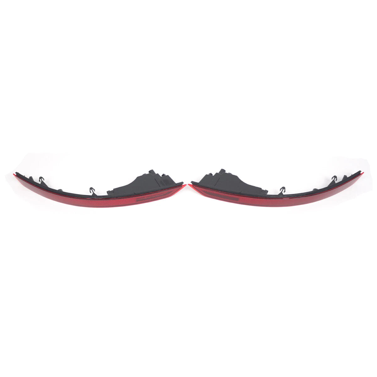 2X Rear Bumper Reflector Lamp Lens for Audi Q8 RSQ8 (2019–2022) RED