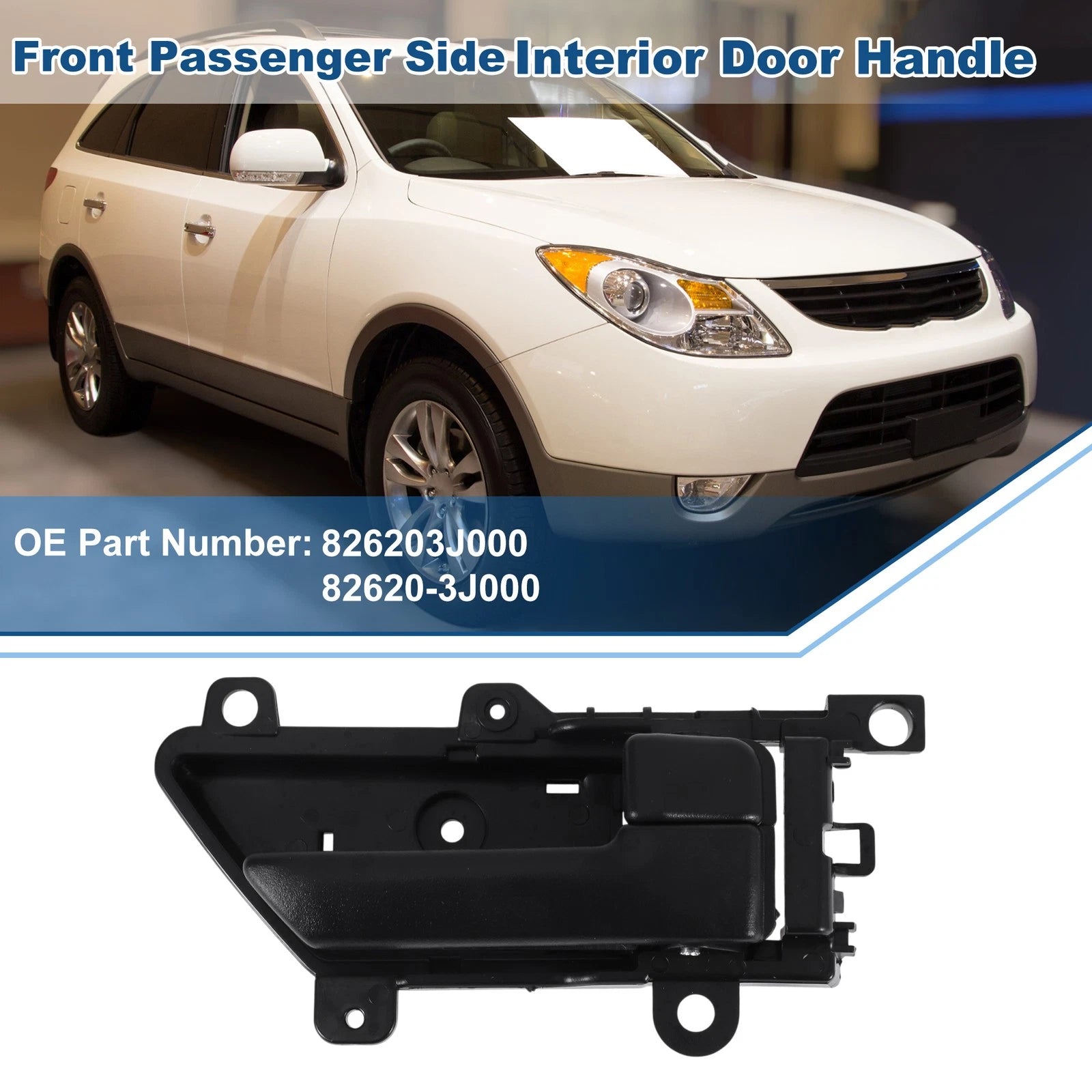 Front Driver Side Interior Door Handle Replacement for Hyundai Veracruz (2007–2012)