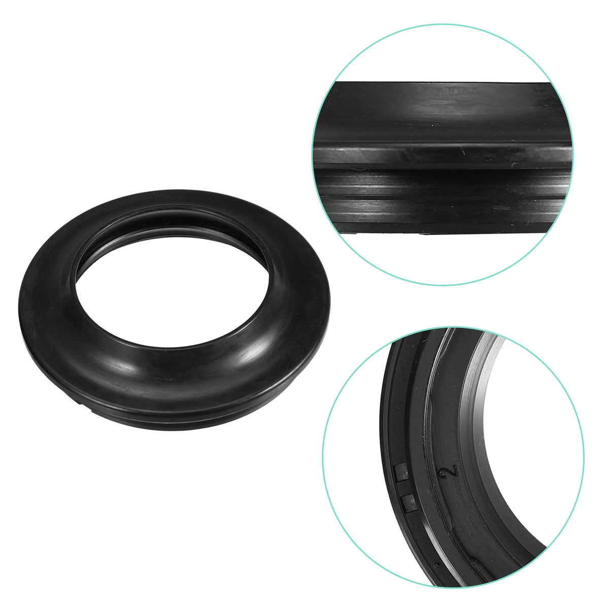 Set of 2 Front Fork Shock Oil Seal Dust Seal for Kawasaki EX250 (2008–2012)