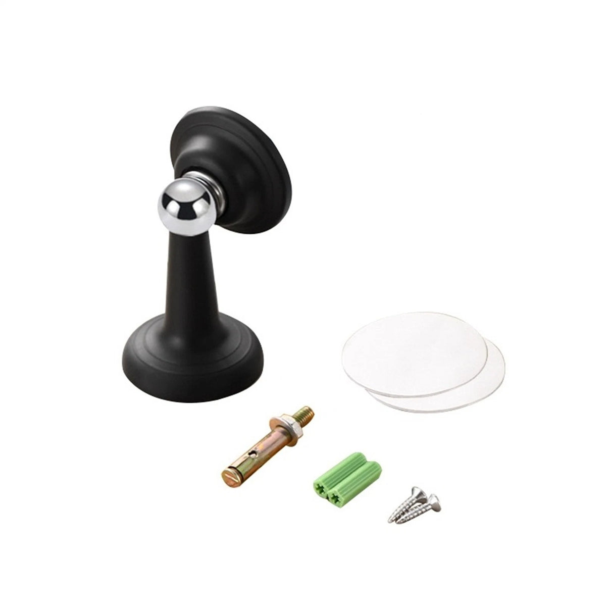 Set of 4 ABS Silicone Magnetic Door Stopper Kit for Universal Use