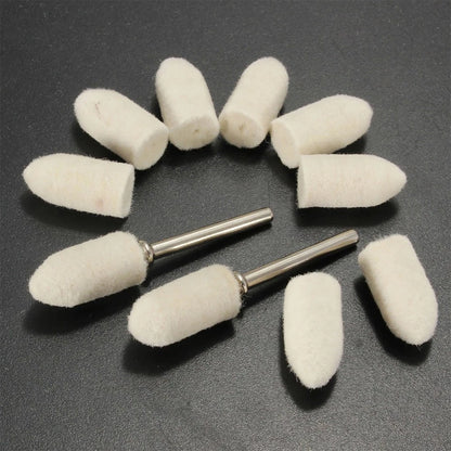 47 Pcs Wool Grinding Heads Set for Metal Wood Cleaning