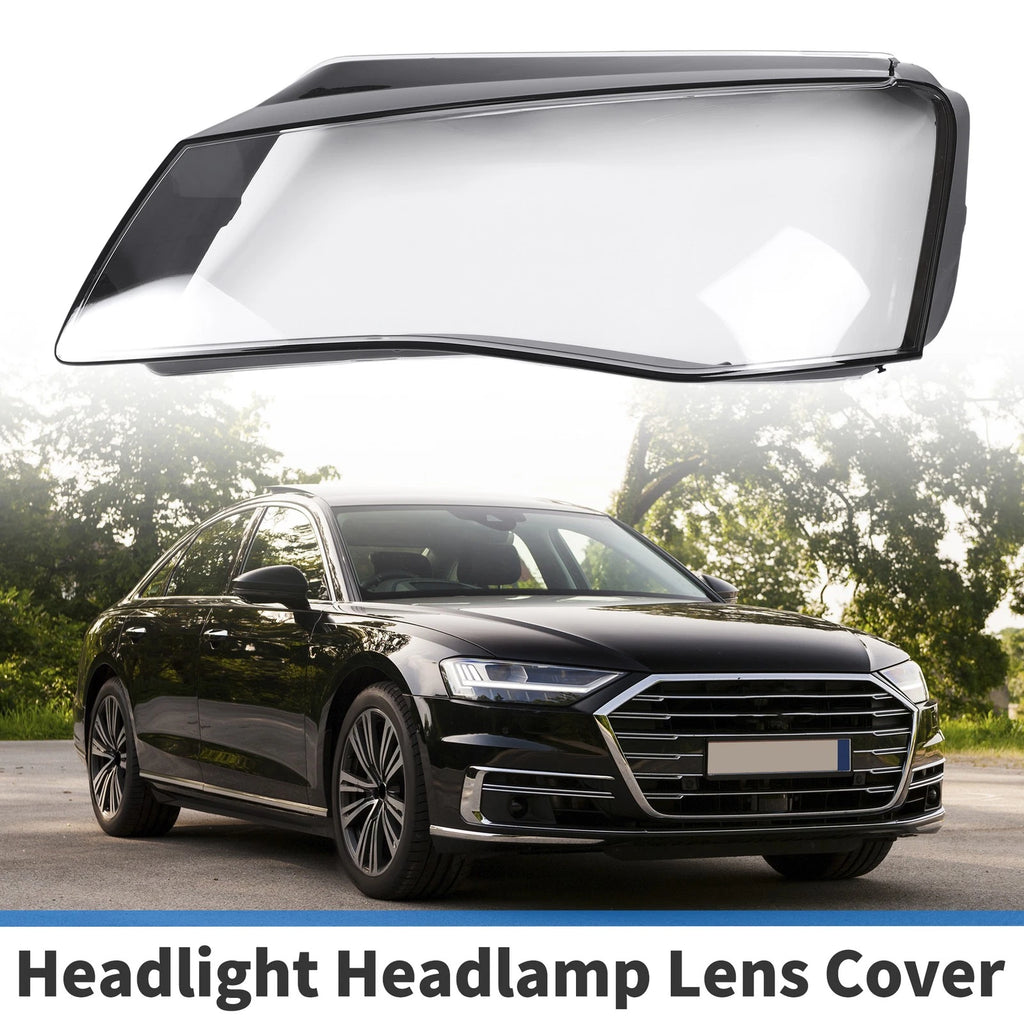 Front Left Headlight Lens Cover for Audi A8 (2010–2013)