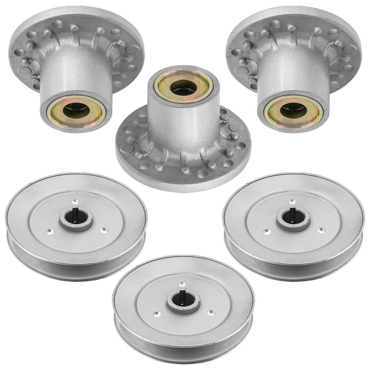 Deck Spindle with Pulley Replacement for Exmark Metro Viking (48 in) (2010–2018)