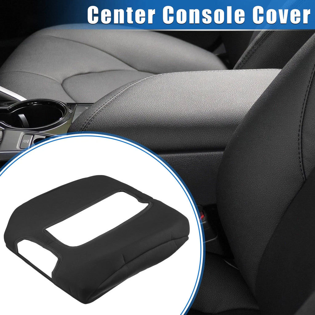 Armrest Protector Cover Pad Replacement for GMC Sierra (2014–2017) Black