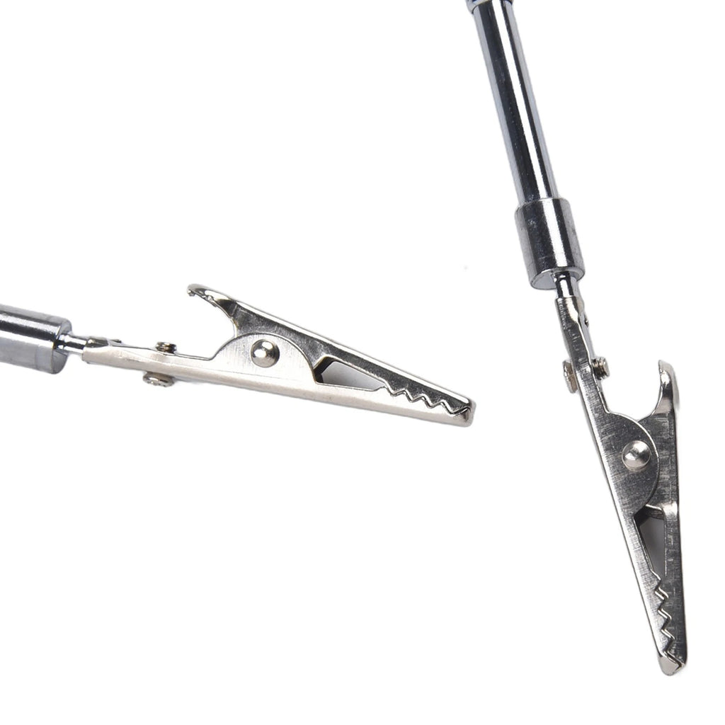 2X Telescopic Clips for Fastening Tools with Pen Clip
