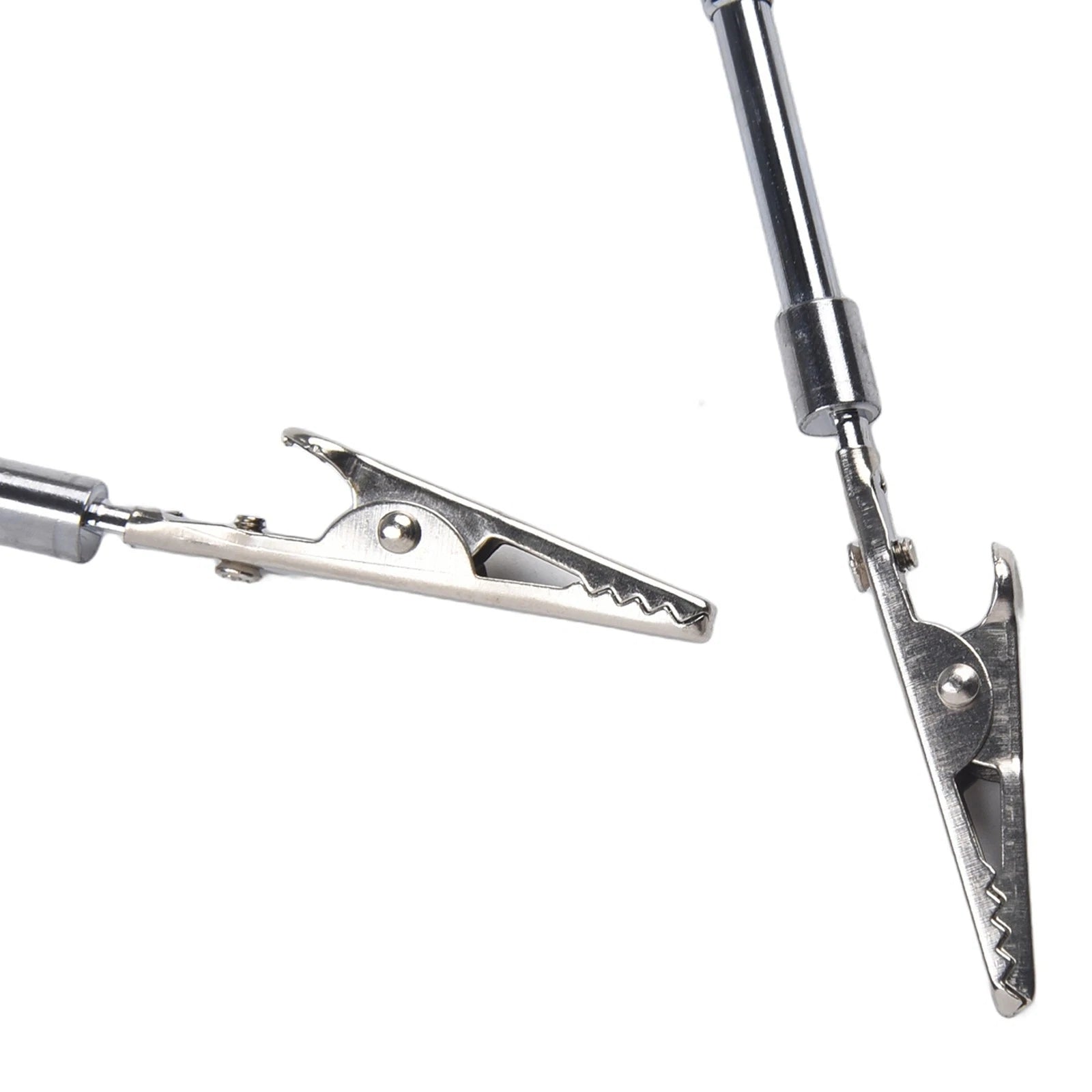 2X Telescopic Clips for Fastening Tools with Pen Clip