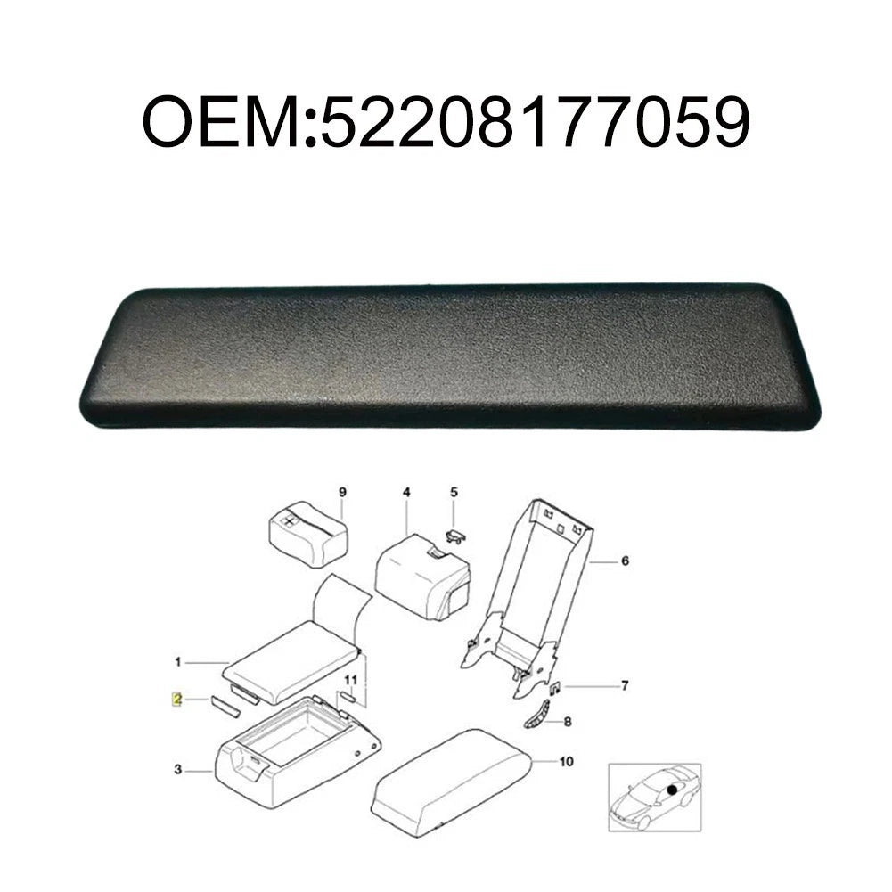 OEM Rear Seat Armrest Handle Cover 522081 for BMW E38 E39 (1995–2003)