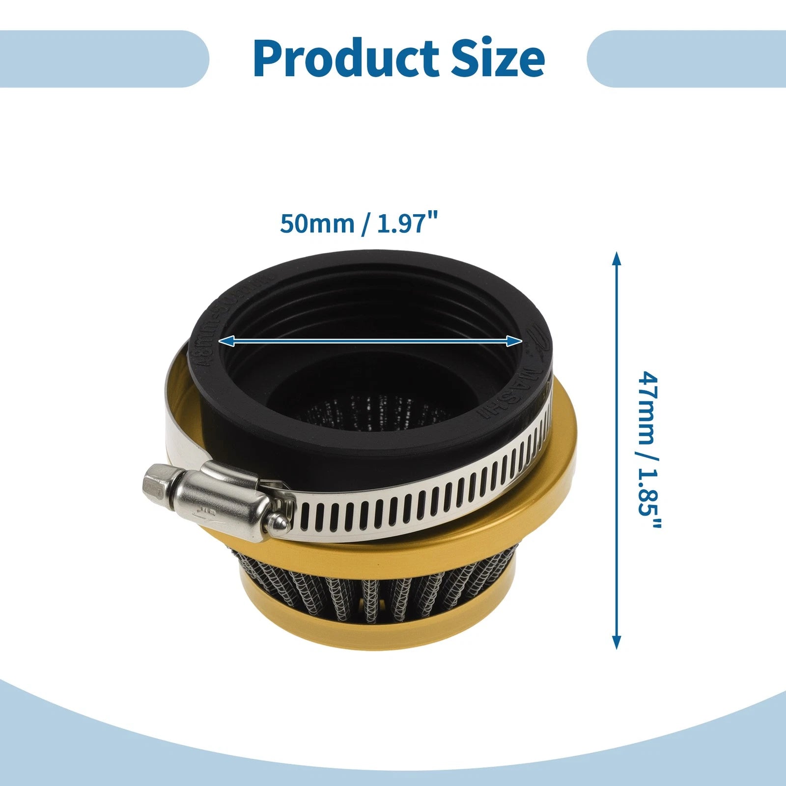 Air Filter for Motorcycle (50mm)