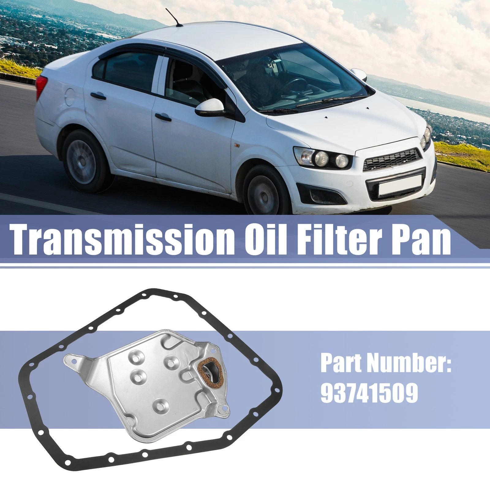 Transmission Filter Oil Pan Gasket Kit for Chevrolet Aveo (2012–2015)