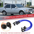 5PCS Spark Plug Wire Ignition Coil Cable Replacement for Toyota Corolla (1982–1987)