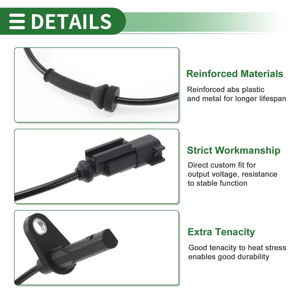 ABS Wheel Speed Sensor No. 4779735AC for Dodge Ram 2500 (2012–2013)