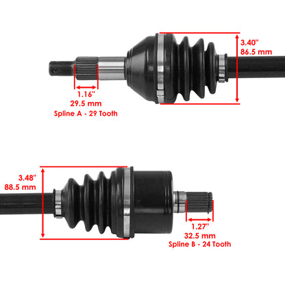 Rear CV Axle Kit Left Right Replacement for Can-Am Maverick Sport 1000 (2019–2024)