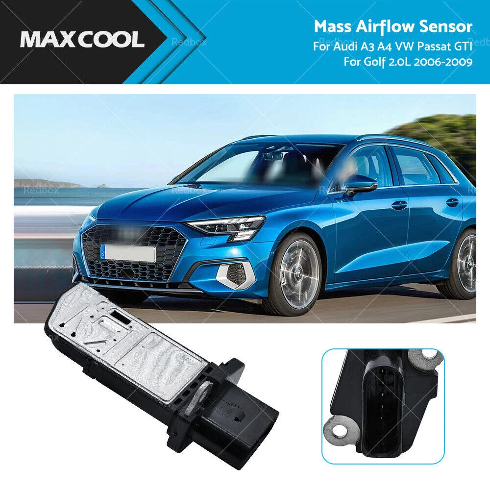Mass Air Flow Sensor for Audi A3 A4 A6 TT VW Passat GTI Jetta (2003–2014)