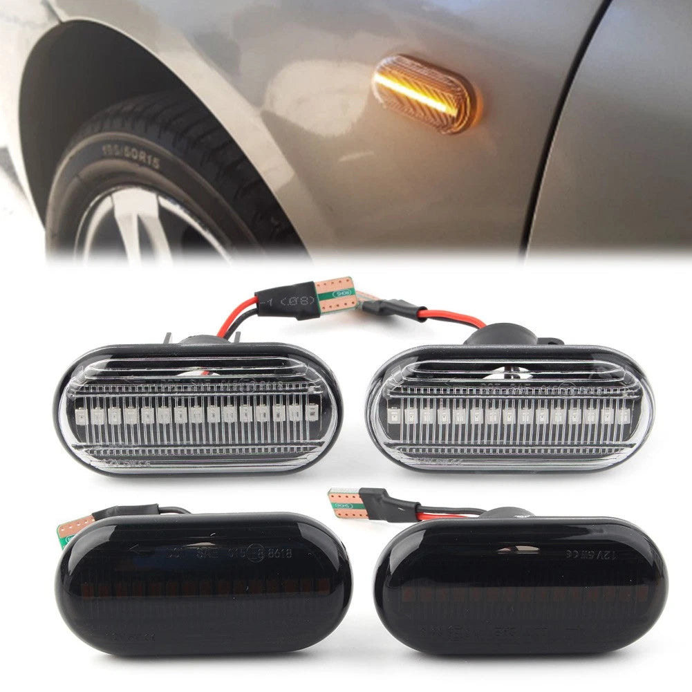 Dynamic LED Side Marker Indicator Light for Renault Clio, Twingo, Dacia Duster (2010–2023)