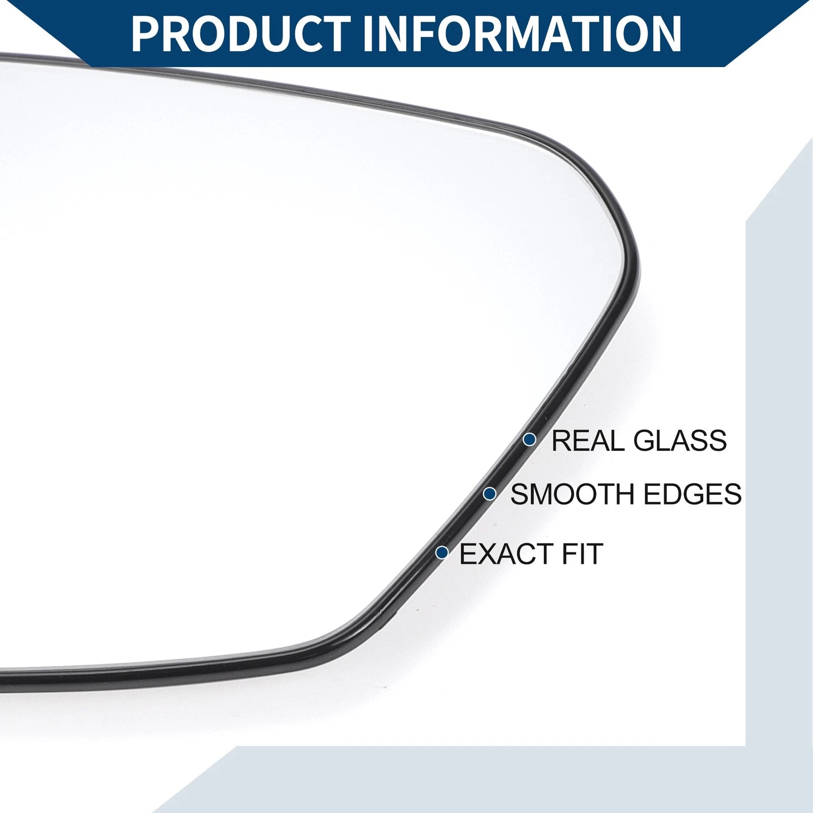 Heated Right Side Mirror Glass Replacement for Honda Civic Envix (2022–2024)