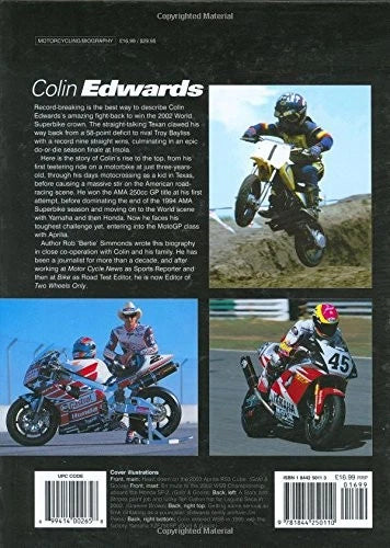 Colin Edwards The Texas Tornado Book
