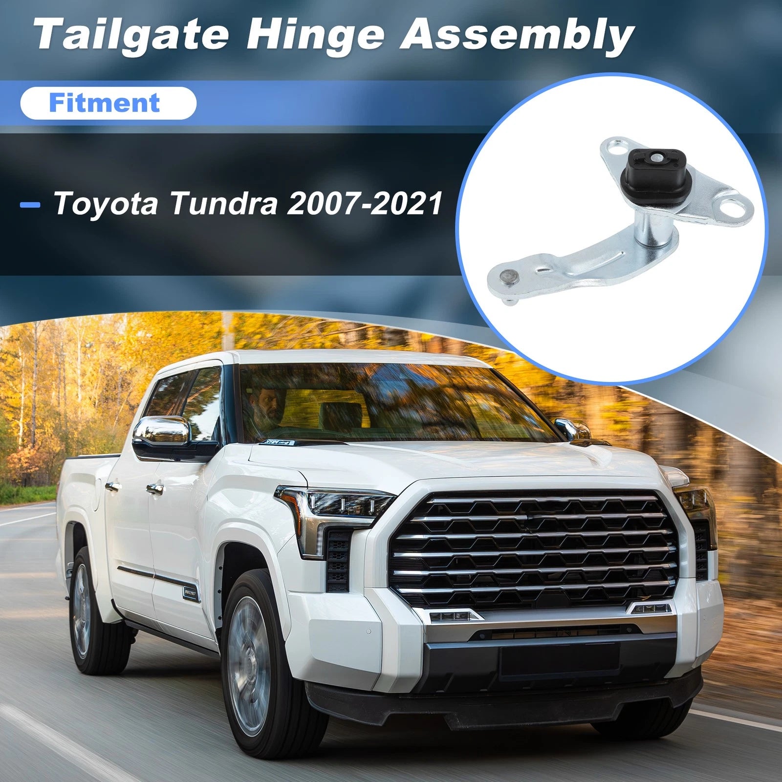 Tailgate Hinge for Toyota Tundra (2007–2021) 66102-0C021 Left Driver Side