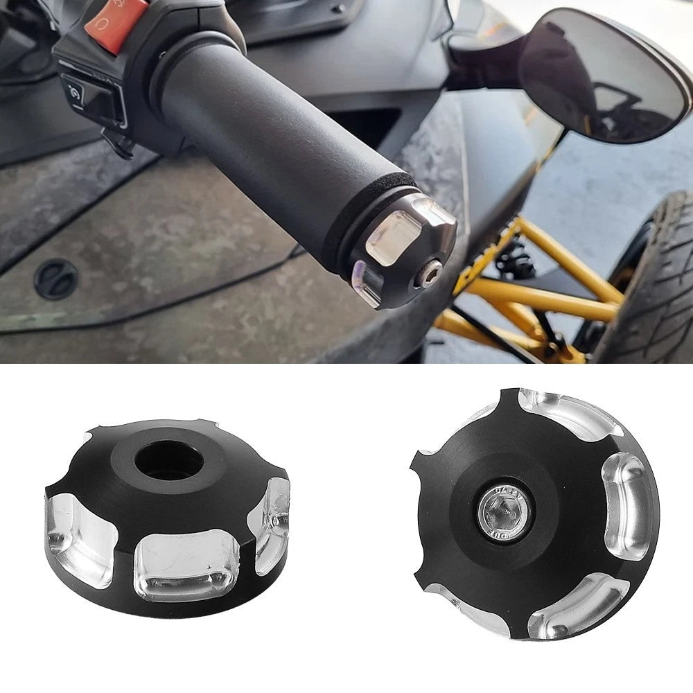 Handlebar Bar End Plug Caps for Can-Am Spyder F3/F3-S (2015–2023) RT/RT-S (2010–2023)