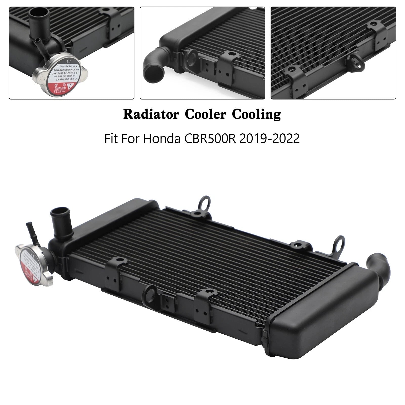 Aluminum Radiator for Honda CBR500R (2019–2022) T9