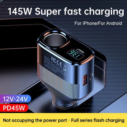 4-Port Fast Charging Car Charger for Multiple Devices