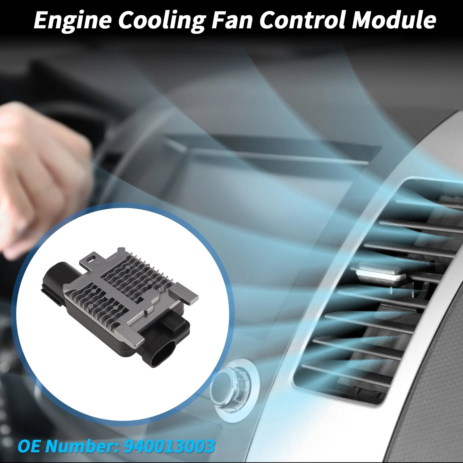 Engine Cooling Fan Control Module for Jaguar XE X760 (2015–2019)