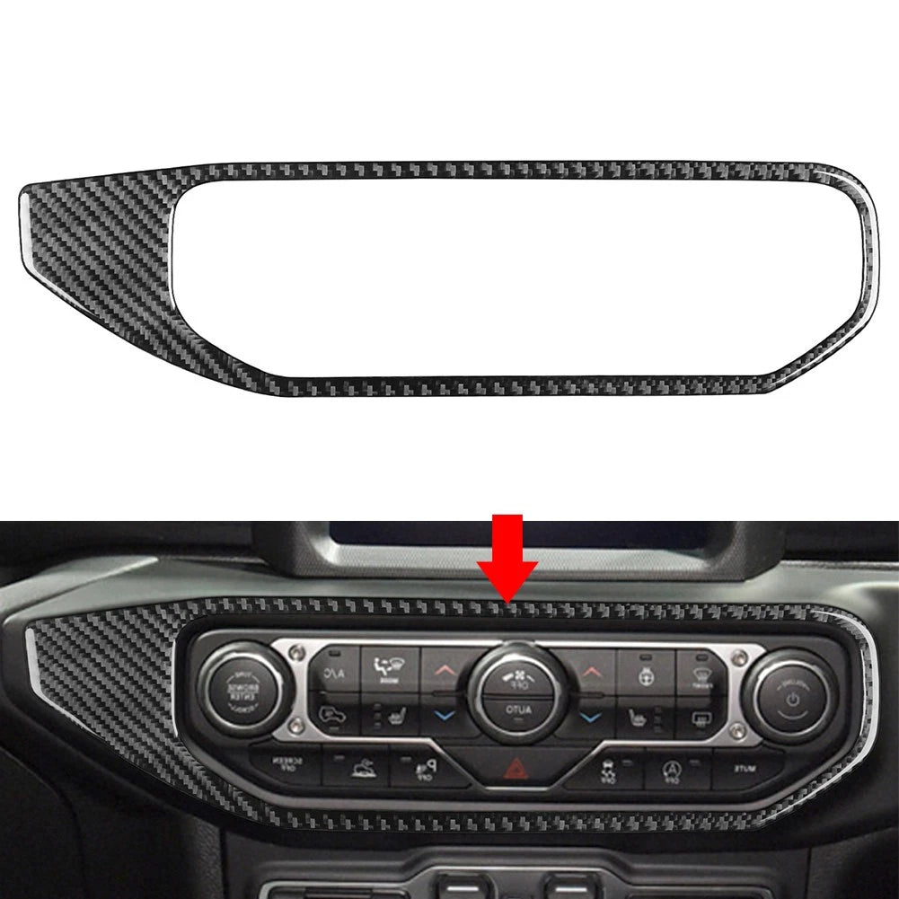 AC Climate Control Cover Trim For Jeep Wrangler JL JLU 4XE Gladiator JT