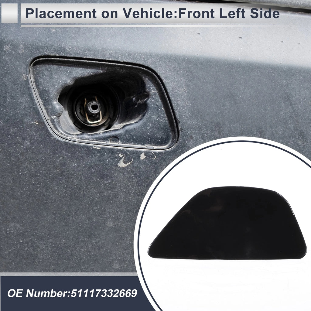 Front Left Washer Nozzle Cover Cap OEM Replacement for BMW 535i GT (2014–2017)