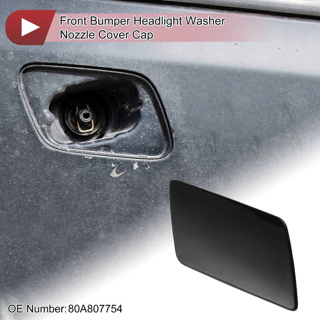 Headlight Washer Nozzle Cover Cap Replacement for Audi Q5 (2017–2021)