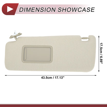Car Sun Visor No. 74320-35A91-B1 for Toyota 4Runner (2010–2023) Left Driver Side