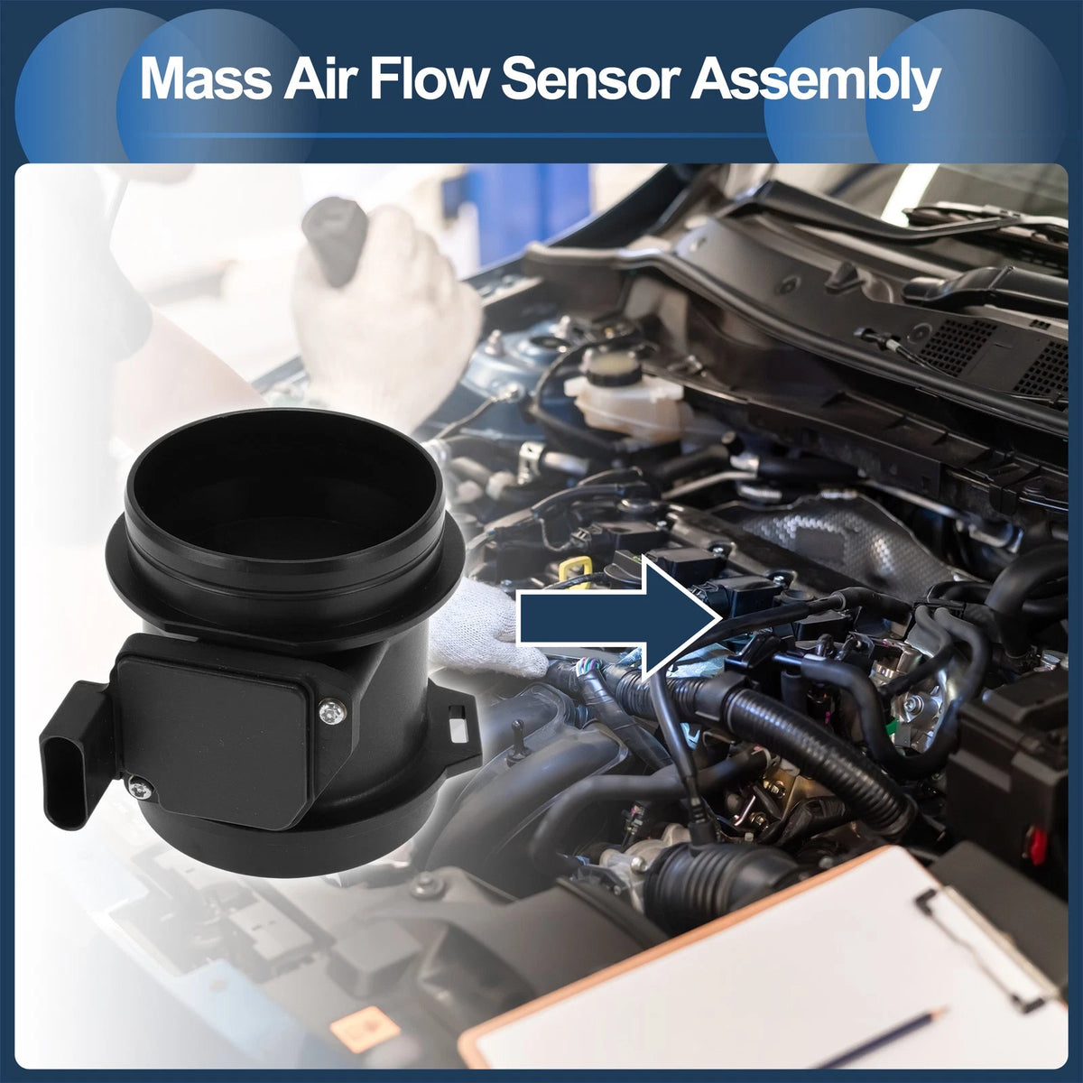 Mass Air Flow Sensor No. 06C133471A for Volkswagen Passat (2008–2011)