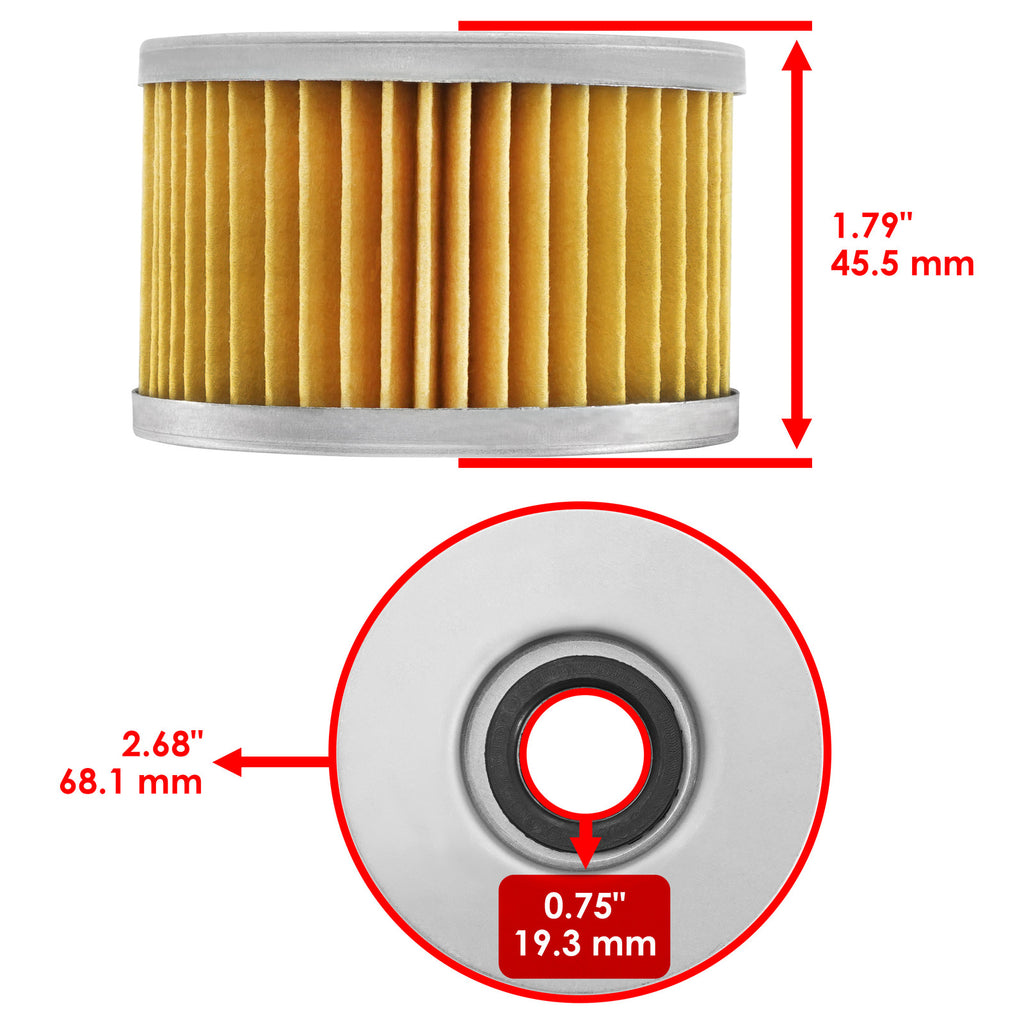 Oil Filter Replacement for Honda CM400T CM400E CM400C CM400A (1979–1981)