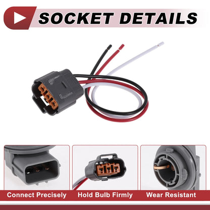 Turn Signal Light Socket Bulb Wiring for Kia Forte (2019–2021) No. 92164M7000