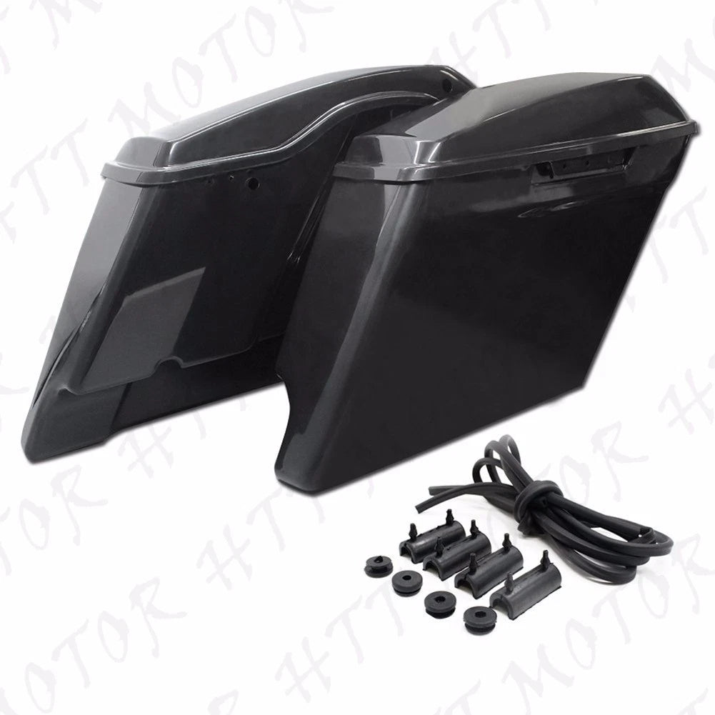 Extended 5" Stretched Saddlebag for Harley Touring FLHT FLHTCU (2014–2020)