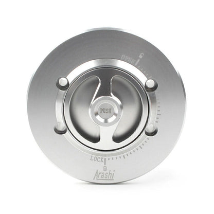 Fuel Tank Cap CNC Silver for BMW S1000RR (2010–2018), S1000R (2015–2018)