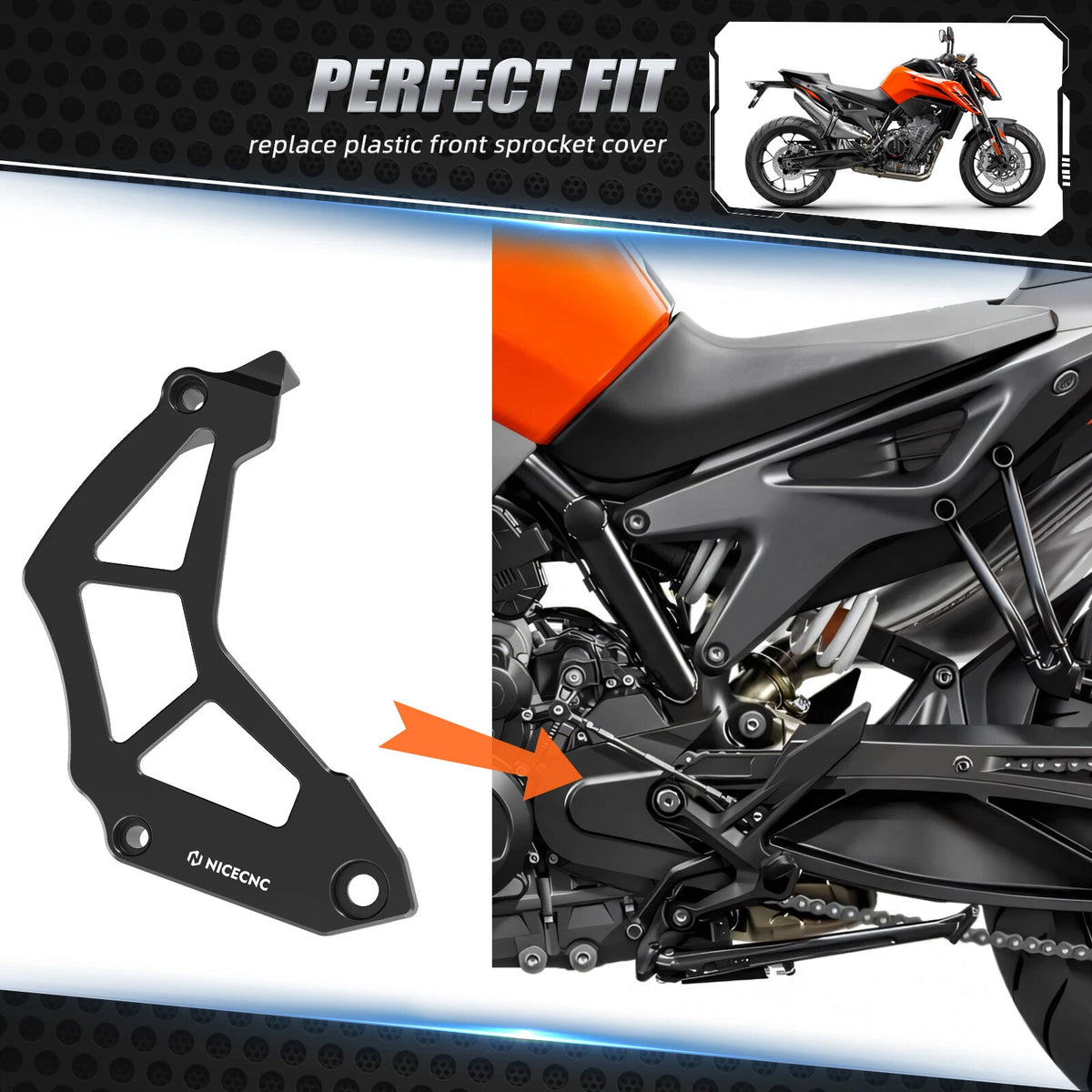 Front Sprocket Cover Guard for Husqvarna Norden 901 (2022–2023)