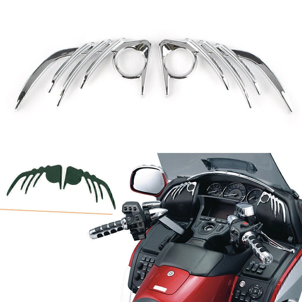 Chrome Front Speaker Outer Trim for Honda GL1800 & F6B (2006–2017)