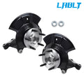 Pair Front Steering Knuckle & Wheel Bearing Hub Assembly for Ford Edge (2007–2010)