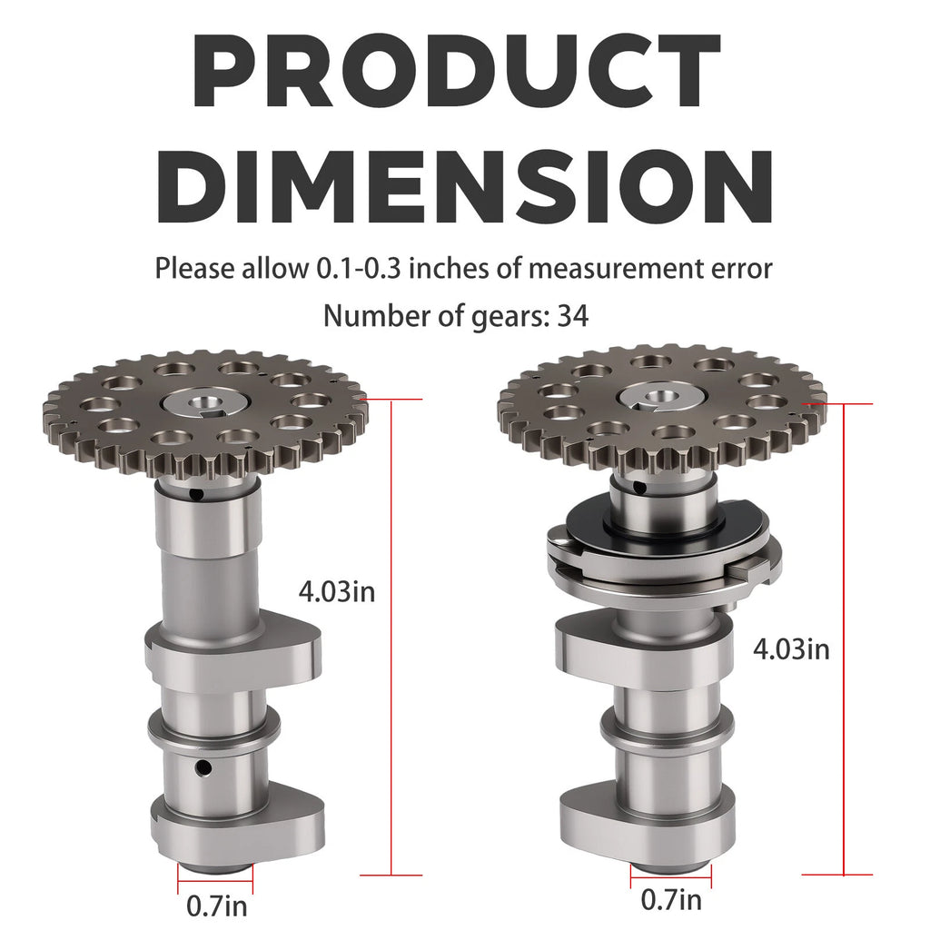 Camshaft Set for Kawasaki KFX400 (2003–2006) 12710-33H00 12720-33H00