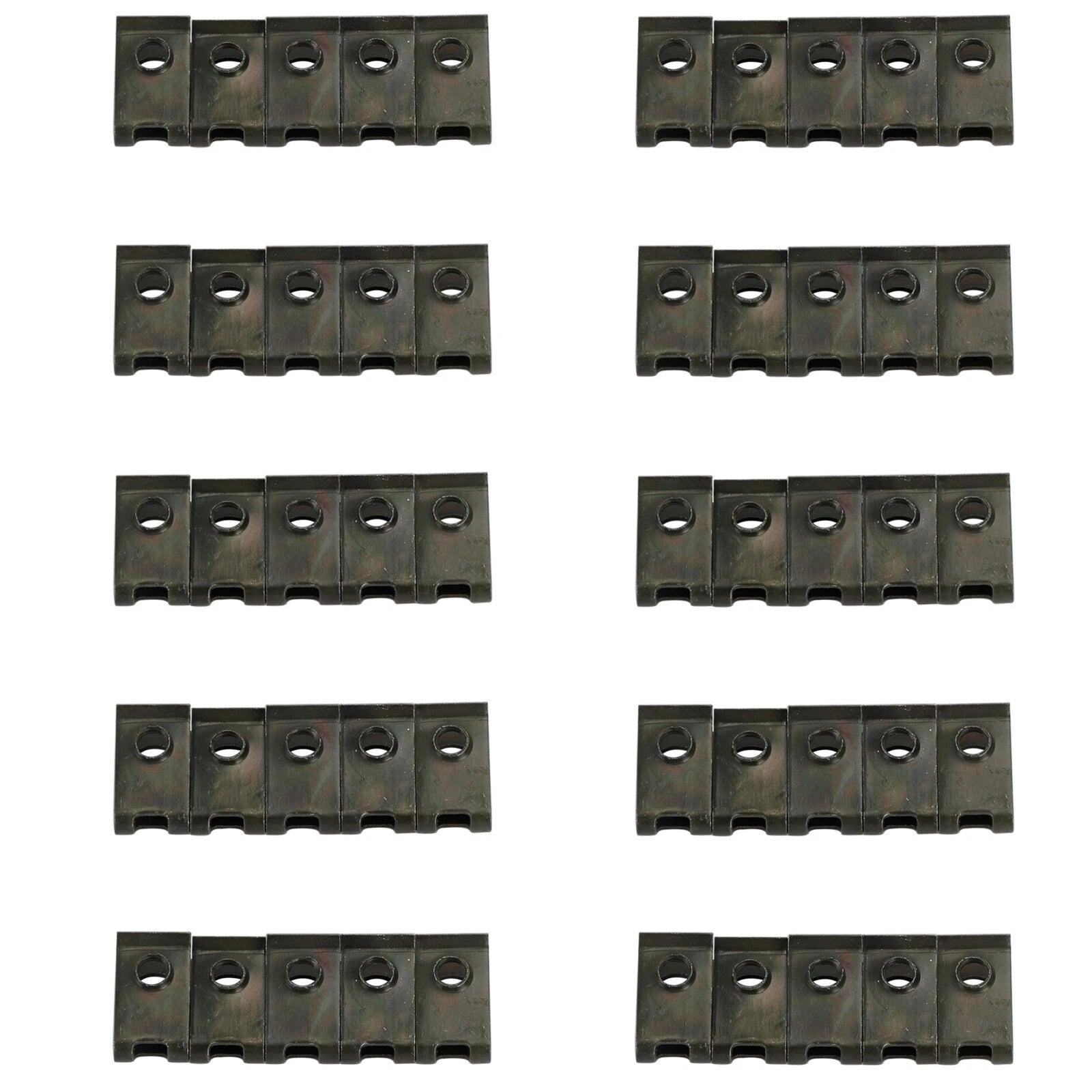 50x M5 5mm Motorcycle Fairing Spring Clips U Nut T9