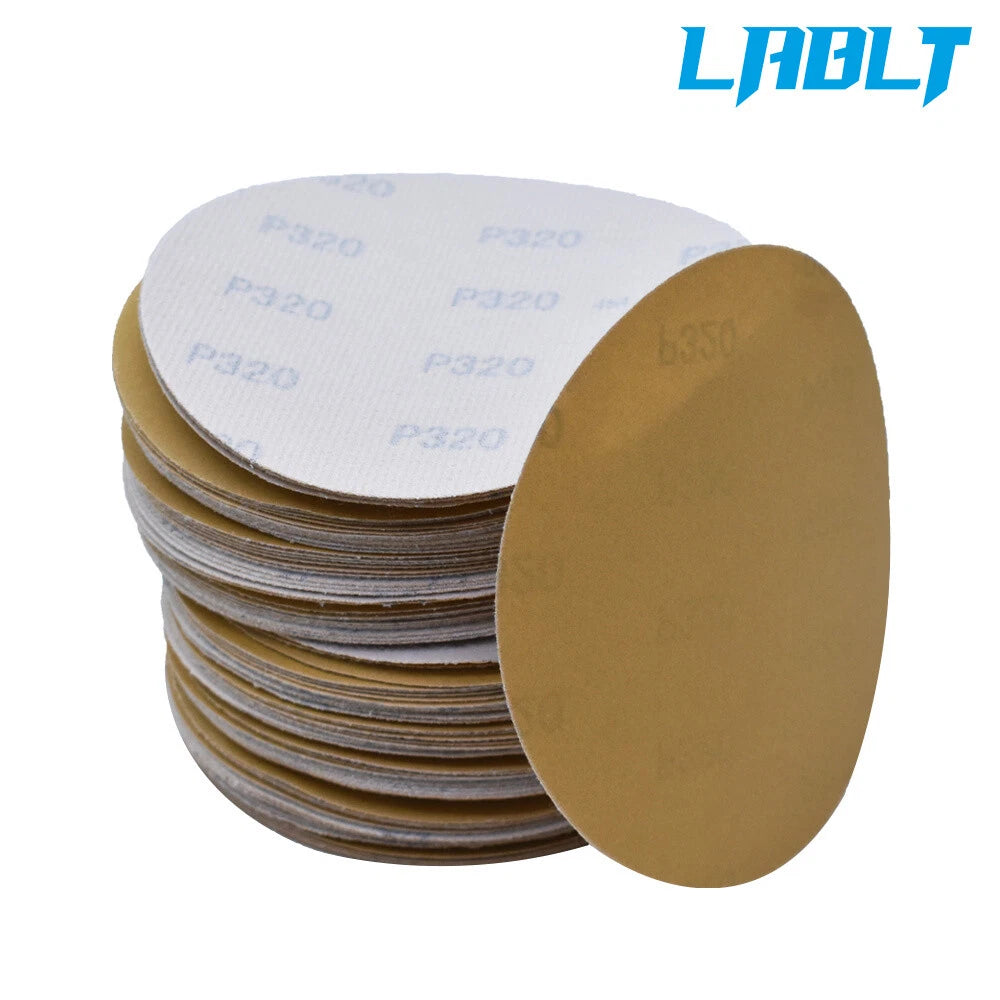 100 Pack 6 Inch 240 Grit Hook Loop Sanding Discs
