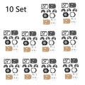 Set of 10 Carburetor Repair Kits K10-WB for Homelite 650 750 FP100