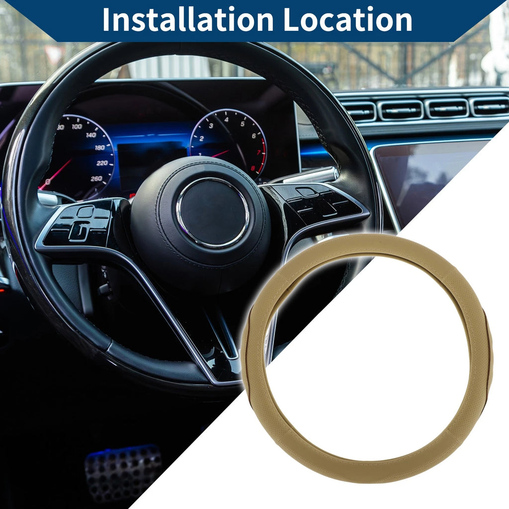 Steering Wheel Cover Rubber 14.96" for