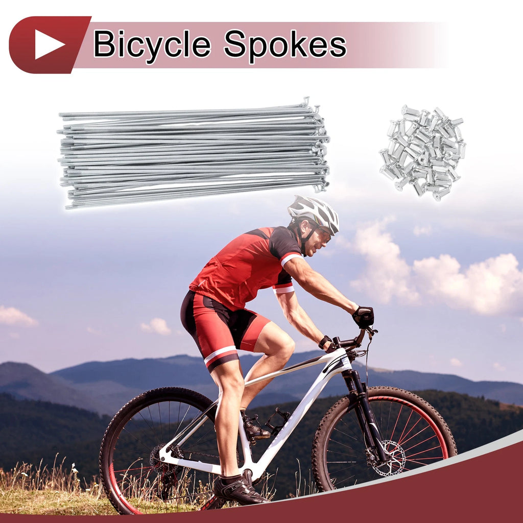 10G Bicycle Spokes 220mm Set for 20 Inch Bike Wheels (2000–2020)