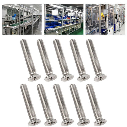 Stainless Steel Countersunk Screws for Reliable Fastening (Choose Your Size)