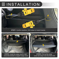 Retractable Cargo Cover for Ford Explorer (2011–2018) Gloss Black