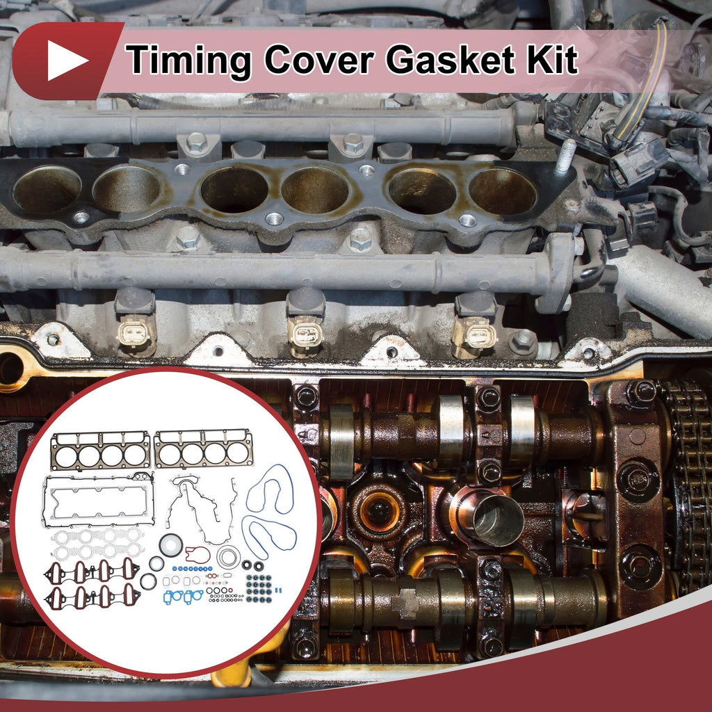 Timing Cover Gasket Kit for GMC Yukon (2002–2011) 1 Set Engine
