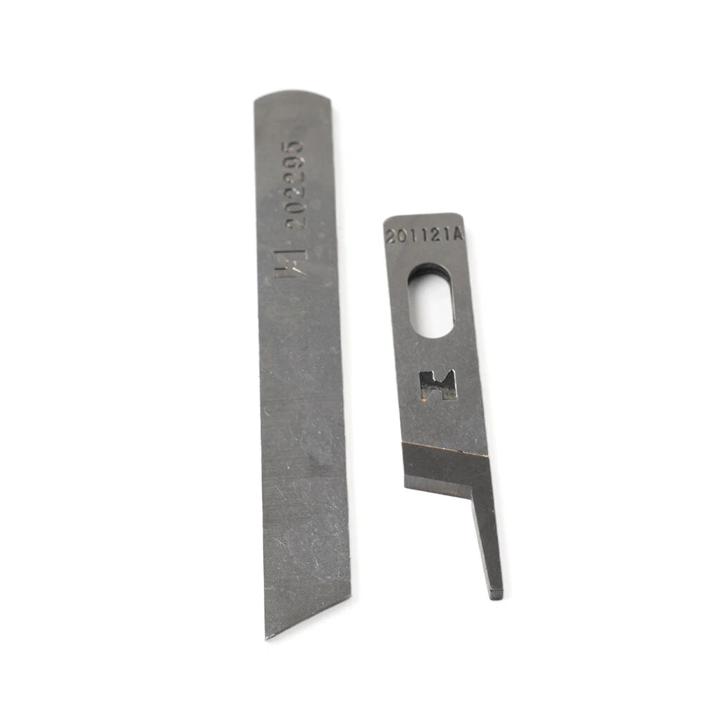 Set of 2 Upper & Lower Knives for Juki MO-6800 Series & Pegasus Overlock